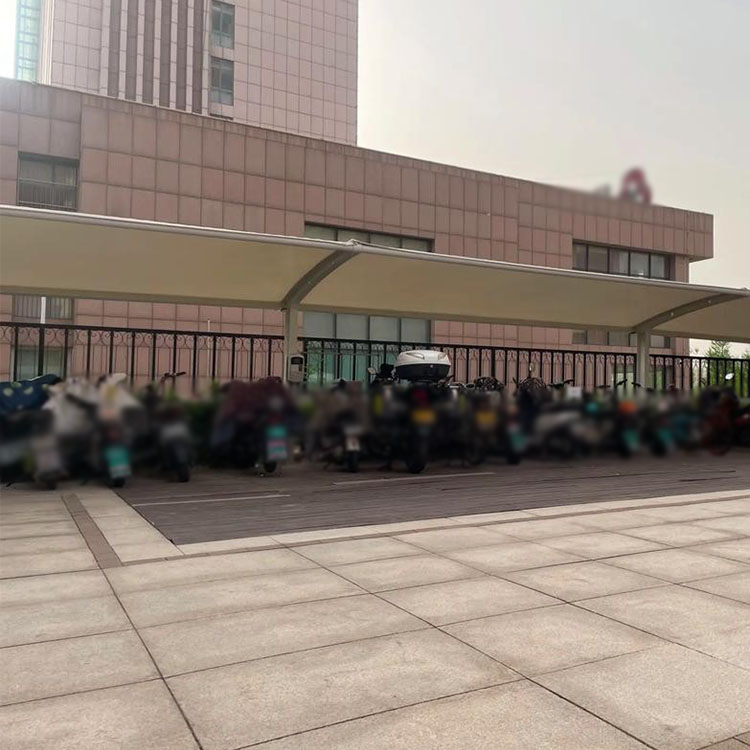 桂阳县膜结构电动车棚